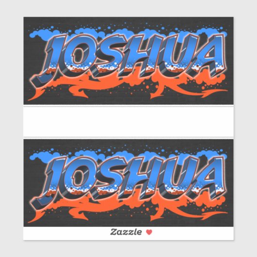 Joshua Vorname Name Graffiti Aufkleber Sticker (Vel)