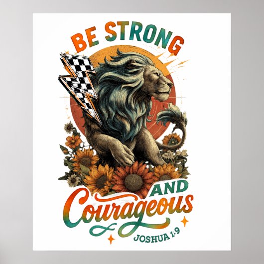 Joshus 1:9 poster (Voorkant)