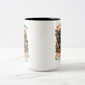 Joshus 1:9 tweekleurige koffiemok (Center)