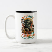 Joshus 1:9 tweekleurige koffiemok (Links)