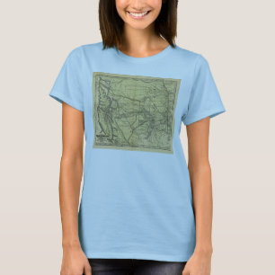 Josiah Gregg's 1844 Map of the Indian Territory T-shirt