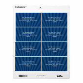 Josiah Return Address Label (Full Sheet)