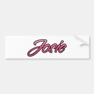 Josie faded roze Aufkleber Sticker