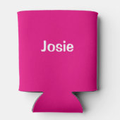 Josie (naam) Cranberry Blikjeskoeler (Achterkant)