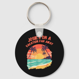 Josie Vakantie Ver Weg Retro Zomer Reizen Sleutelhanger