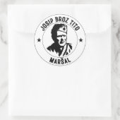 Josip Broz Tito Maršal Ronde Sticker (Tas)