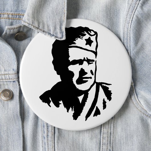 Josip Broz Tito  Ronde Button 6,0 Cm (In situ)
