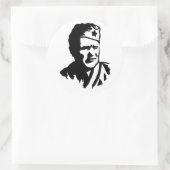 Josip Broz Tito  Ronde Sticker (Tas)
