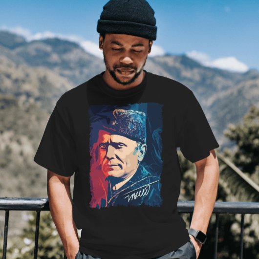Josip Broz Tito van het President Joegoslavië SFRJ T-shirt