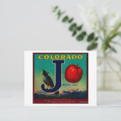 Joslyn Apple Crate Label Briefkaart (Staand voorkant)