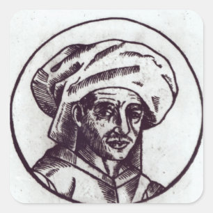 Josquin des Pres Vierkante Sticker
