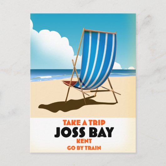Joss Bay Kent  reisposter. Briefkaart (Voorkant)