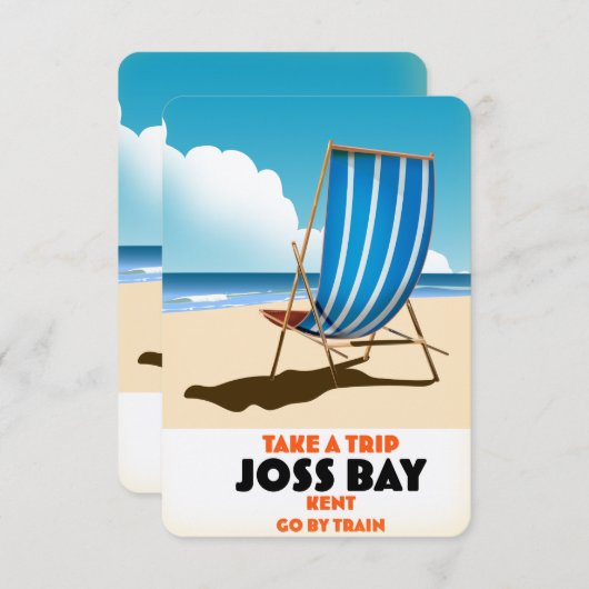 Joss Bay Kent reisposter. Magneet (Voorkant / Achterkant)