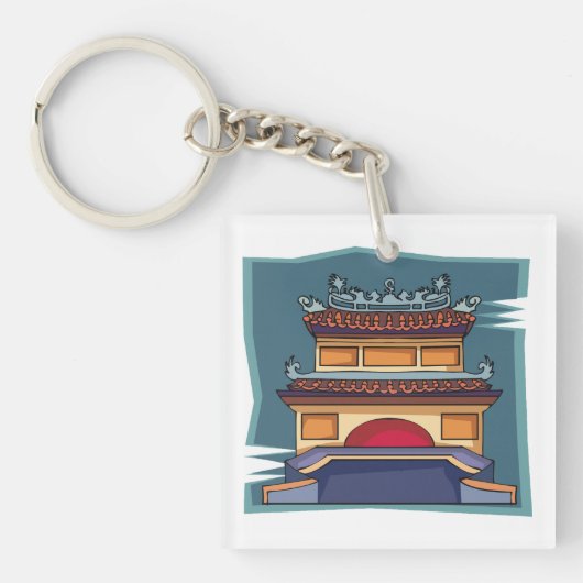 Joss House Sleutelhanger (Voorkant)