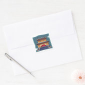 Joss House Vierkante Sticker