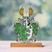 Joss/Joyce Familie Vereniging Wapenschild Acryl Bord (Neutraal)