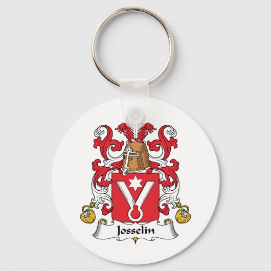 Josselin Family Crest Sleutelhanger (Voorkant)