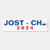 JOST CHE 2024 BUMPERSTICKER (Voorkant)