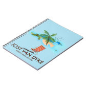 jost van dyke British Virgin Islands. Notitieboek (Linkerzijde)