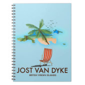 jost van dyke British Virgin Islands. Notitieboek (Voorkant)