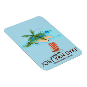 Jost van Dyke Britse Maagdeneilanden. Magneet