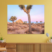Josua Trees Sunrise Canvas Afdruk (Insitu (Woonkamer))