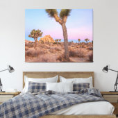Josua Trees Sunrise Canvas Afdruk (Insitu (Slaapkamer))