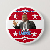 Josue Larose voor President 2016 Ronde Button 7,6 Cm (Voorkant)