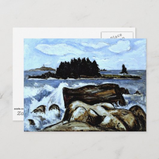 Jotham's eiland (nu Fox), voor het Indische Punt Briefkaart (Voorkant / Achterkant)