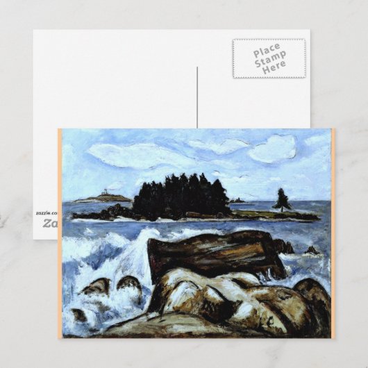 Jotham's eiland (nu Fox), voor het Indische Punt Briefkaart (Voorkant / Achterkant)