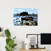 Jotham's eiland (nu Fox), voor het Indische Punt Poster (Thuiskantoor)