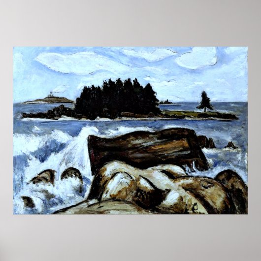 Jotham's Island (nu Fox), voor de kust van Indian  Poster (Voorkant)