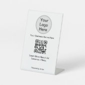 JotJar2 Reclamebord Met Voetstuk (Voorkant)