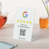 JotJar Google Review Reclamebord Met Voetstuk (Insitu)