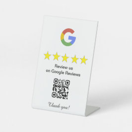 JotJar Google Review Reclamebord Met Voetstuk