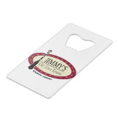 JOTT Logo MEDIUMwhiteletter Creditcard Fles Open Creditkaart Flessenopener (Voorkant Gekanteld)