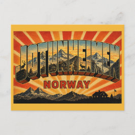 Jotunheimen Nationaal Park Noorwegen Briefkaart