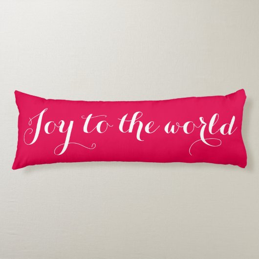 JOU AAN DE WERELD VROUWEN Kerstmis Pillow Lichaamskussen (Voorkant)