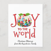 JOU AAN DE WERELDBEGROTINGSkerstKaart (Voorkant)