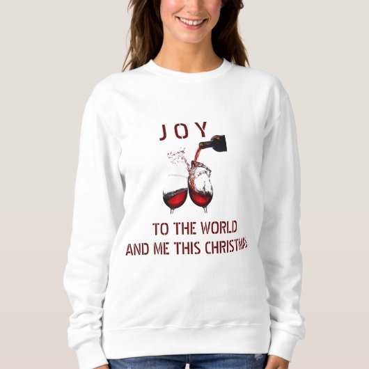 **JOU AAN MIJ IN CHRISTMAS** CHRISTMAS-HUMOR TRUI (Voorkant)