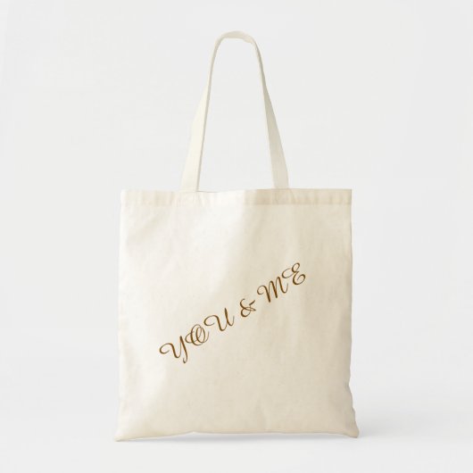 Jou en mij op maat gemaakte tas (Voorkant)