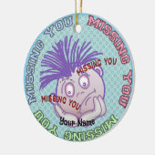 Jou gezicht missen keramisch ornament (Links)