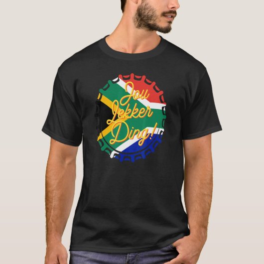 Jou Lekker Ding Bottle Pet Afrikaans T-shirt (Voorkant)