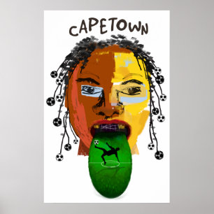 Jou Ma Se Football Soccer Poster - door Marcia