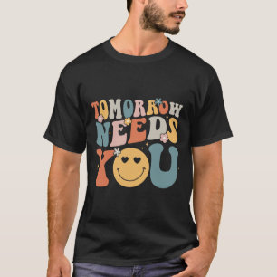 Jou Mentale Gezondheidsbewustzijn Groovy Retro 2 T-shirt