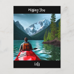 Jou Missen   In Contact Blijven Kayakken Thema Briefkaart