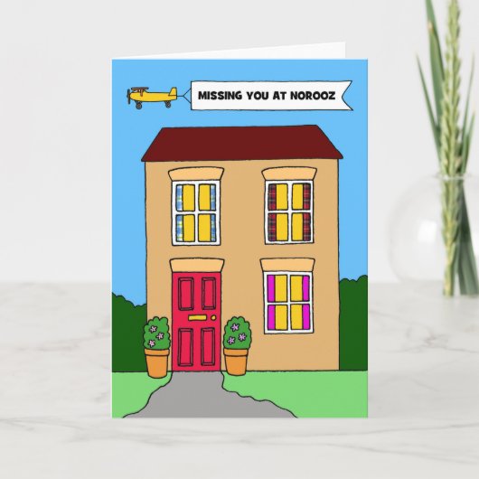 Jou missen met Norooz Kaart (Voorkant)