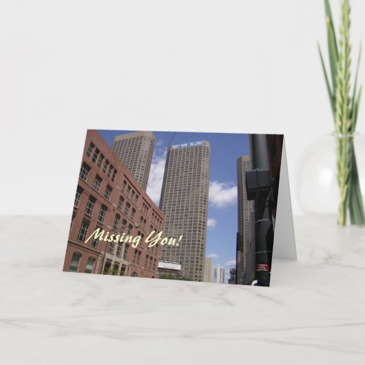 Jou Missende Downtown Chicago Kaart (Voorkant)