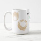 Jou nutteloze koffie - zoals decaf humor mok (Links)