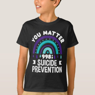 Jou Preventie van Zelfmoordbewustzijn Zelfmoordpre T-shirt